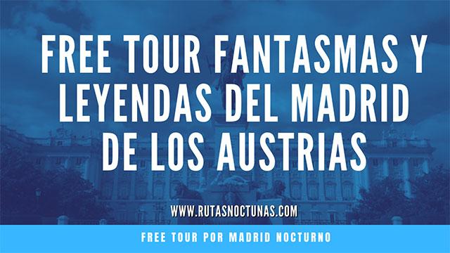 Free tour Fantasmas y leyendas del Madrid de los Austrias portada